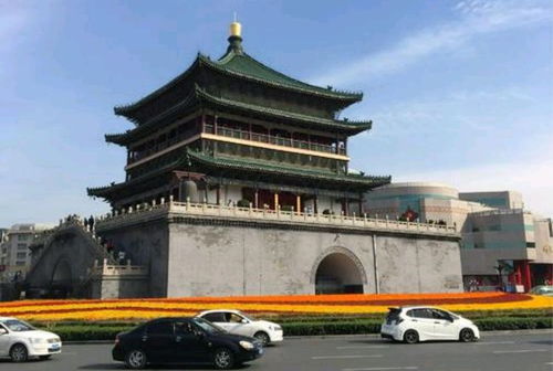 英國游客拍到陜西西安 鐘樓 照片 網友 中國古建筑很出眾